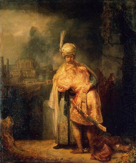 REMBRANDT Harmenszoon van Rijn Biblical Scene china oil painting image